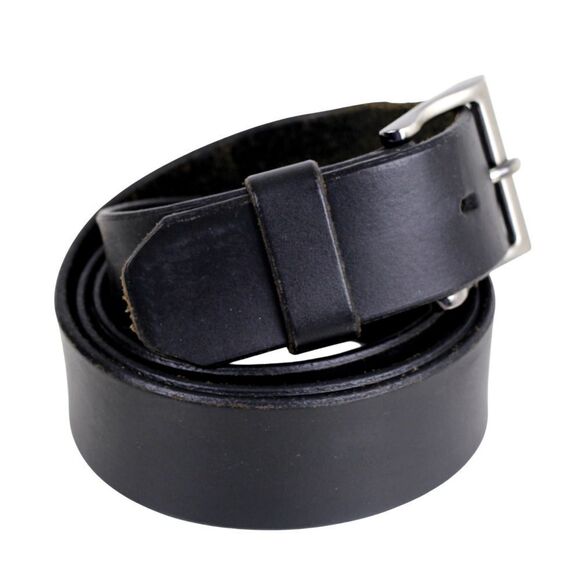 Levi's SADDLE BLACK REAL LEATHER 1 1/2"Wd DRESS CASUAL MEN'S BELT Sz 44/110 (1M - Picture 7 of 14